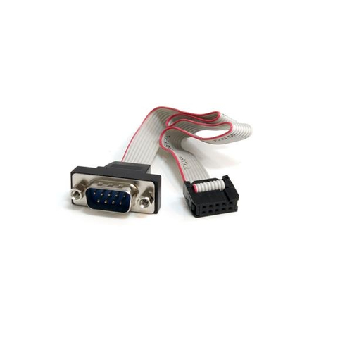 Cable serial StarTech.com 0.4064 m, DB-9 a IDC, Macho- Hembra