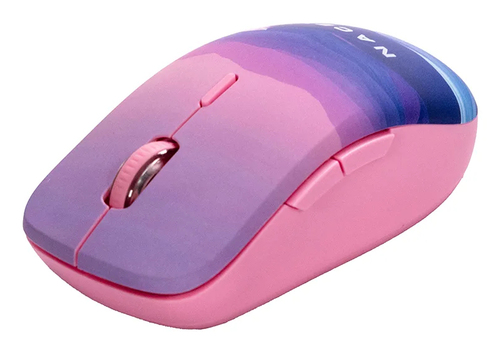 Miniatura 4 de Mouse Naceb Technology Na-0138 3 Botones, 1600 DPI, RF inalámbrico, Azul, Rosa, Blanco
