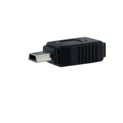 Adaptador StarTech.com USB Mini-B a USB Micro-B, Negro