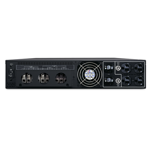 Miniatura 3 de Transformador Reductor de 208 Vca a 120 Vca, Entrada Hardwire con Cable de Uso Rudo, Con 6 Salidas NEMA 5-20R y Terminal Hardwire, Recomendado para UPS modelos OL10KRT y OL8KRT