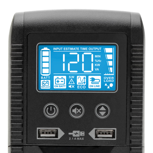 Miniatura 3 de No Break Tripp Lite 1.44 kVA / 900 W, 316 J, Entrada 120 V, 10 salidas AC, Negro