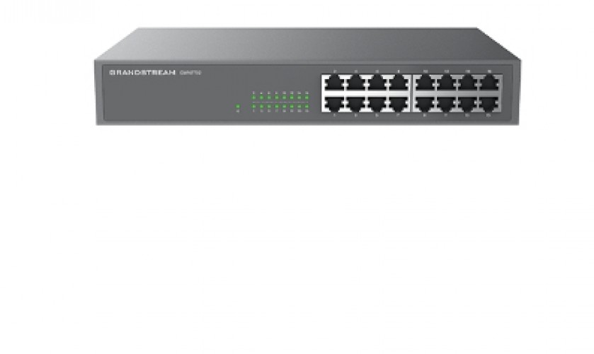 Switch Grandstream Networks GWN7702P No administrado, RJ-45 16, 10G Ethernet (100/1000/10000), Negro
