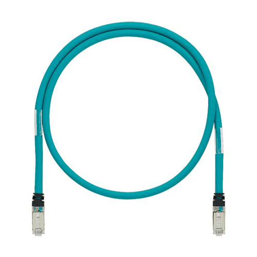 Patchcord Panduit ISTPH6X7MTL Cat6a, 7 m, SF/UTP (S-FTP), Verde azulado