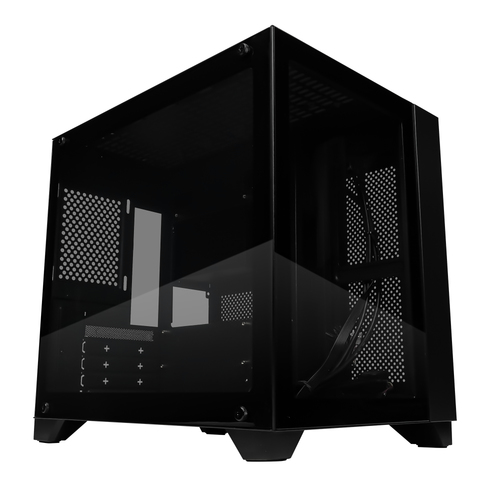 Miniatura 4 de Gabinete Game Factor CSG570 Midi Tower, PSU No, Vent. 1x 120 mm, Negro
