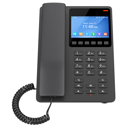 Miniatura 3 de Teléfono Ip Grandstream Networks GHP631 Terminal con conexión por cable, PoE, 2 líneas, Negro