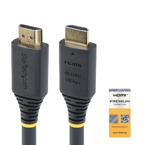 Cable Hdmi StarTech.com HDMI2-CABLE-4K60-10M V. 2.0, Canal Ethernet, 10 m, 18 Gbit/s, 1080p, 1440p, 2160p, Negro