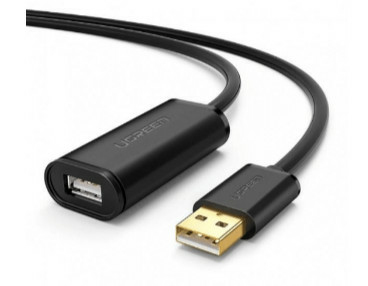 EXTENSOR Ugreen 10326 30 m, USB A a USB A, Negro
