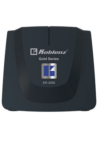 Miniatura 2 de Regulador Koblenz ER-2250 2.25 kVA / 1000 W, 8 salidas AC, Negro
