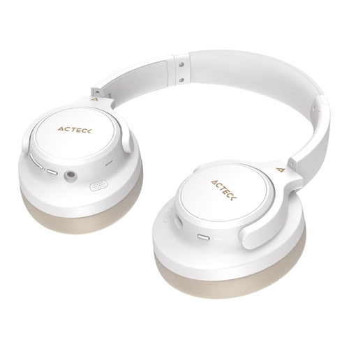Miniatura 3 de Audífonos Acteck Hype Epic HP750 Diadema, Inalámbrico y alámbrico, 3.5 mm, Bluetooth, Blanco