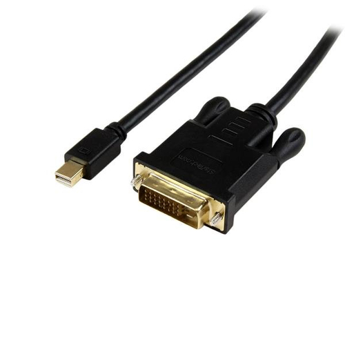 Adaptador vídeo StarTech.com Mini DisplayPort a DVI-D, 1.9 m, Negro