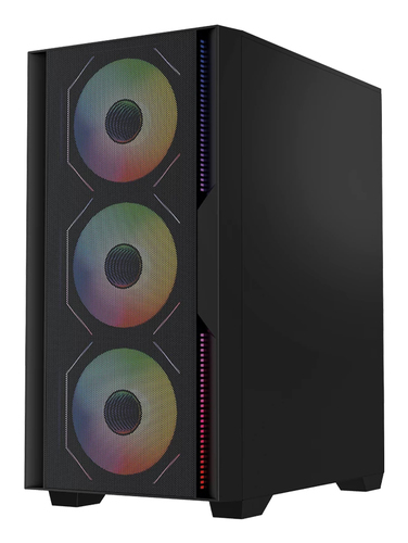 Miniatura 3 de Gabinete Balam Rush BR-943895 Mini Tower, PSU No, Vent. 3x 120 mm, Vent. 1x 120 mm, Negro