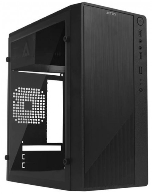 Gabinete Acteck Kioto GC220 Micro Tower, PSU 500 W, Negro