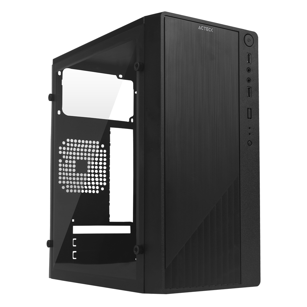Miniatura 3 de Gabinete Acteck Kioto GC220 Micro Tower, PSU 500 W, Negro