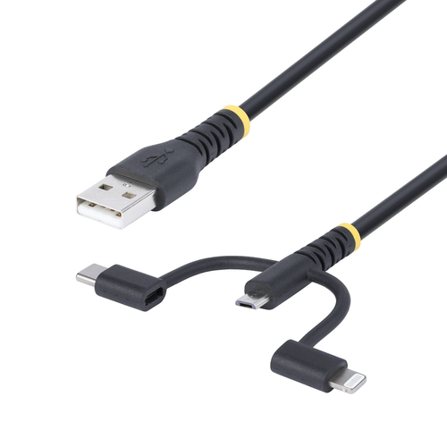 Cable USB StarTech.com USB A a Micro-USB B, Negro