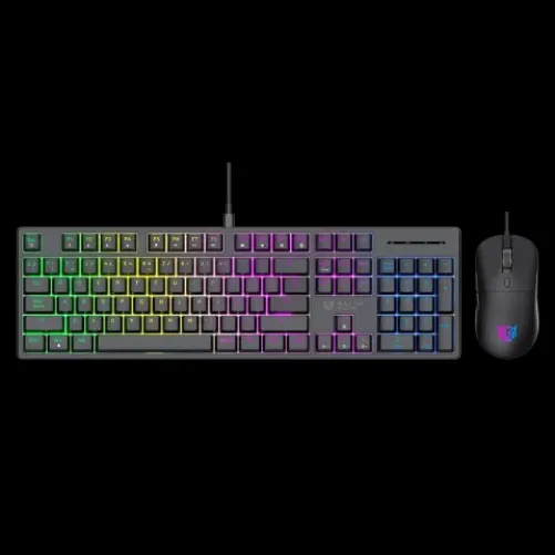 Combo Gamer Ala?mbrico Fusion Vanguard 100% CKG690 / Teclado Mecanico 100% / 105 teclas (26 Antighosting) / Mouse 6D / 3,600 Dpi Ajustable / Backlight