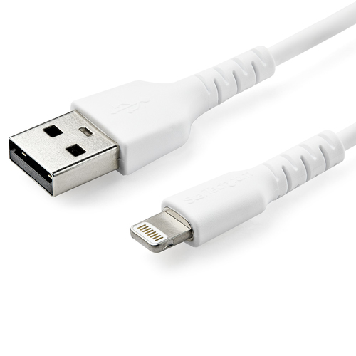 Cable Lightning StarTech.com Lightning a USB A, 480 Mbit/s, Blanco