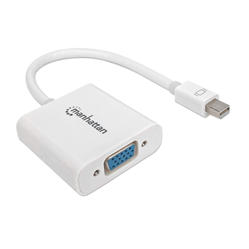 Miniatura 4 de Adaptador vídeo Manhattan Adaptador Mini DisplayPort a VGA Mini-DisplayPort a VGA (D-Sub), 0.17 m, Blanco