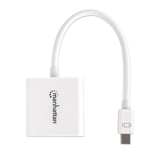 Miniatura 2 de Adaptador vídeo Manhattan Adaptador Mini DisplayPort a VGA Mini-DisplayPort a VGA (D-Sub), 0.17 m, Blanco