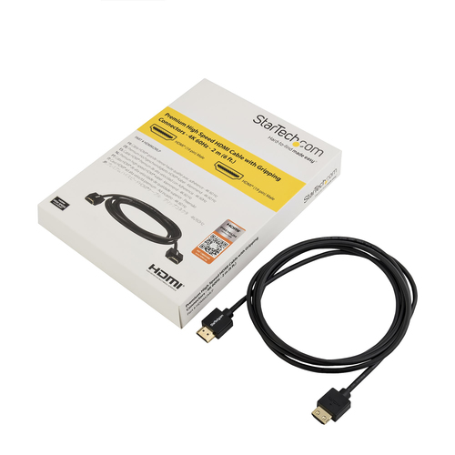 Miniatura 2 de Cable Hdmi StarTech.com V. 2.0, Canal Ethernet, 2 m, Negro