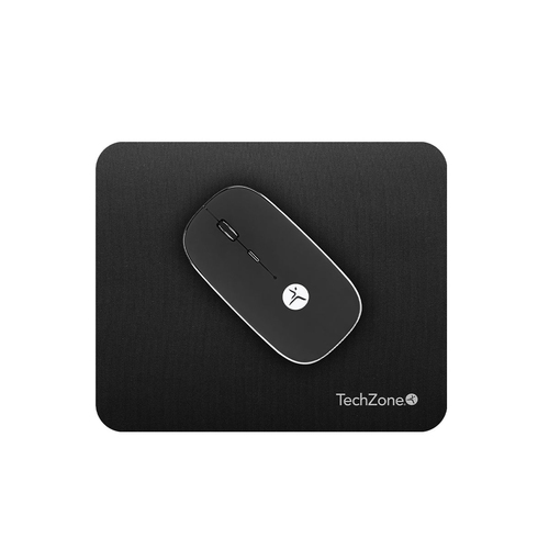Mouse TechZone TZACMOI30 Óptico, 4 Botones, 1600 DPI, RF inalámbrico, 10 m, Negro