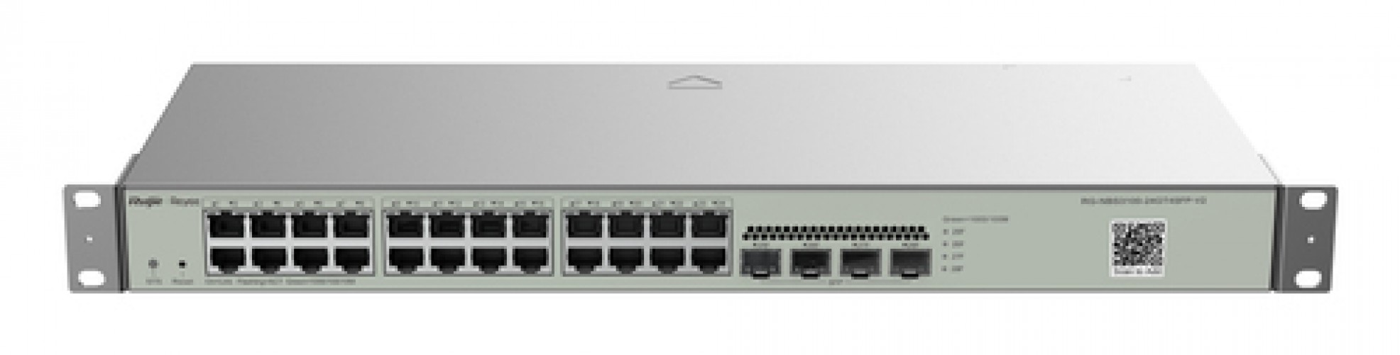 Switch Ruijie Networks RG-NBS3100-24GT4SFP-V2 Gestionado, L2, RJ-45 24, Gigabit Ethernet (10/100/1000), Metálico