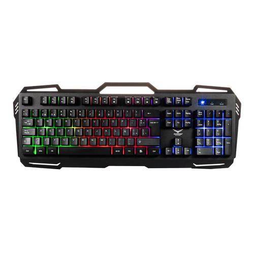 Teclado Naceb Technology NA-0967 Alámbrico, USB, Interruptor de membrana, Negro
