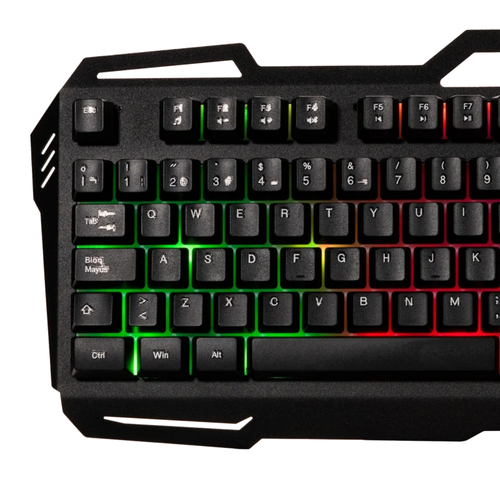 Miniatura 3 de Teclado Naceb Technology NA-0967 Alámbrico, USB, Interruptor de membrana, Negro