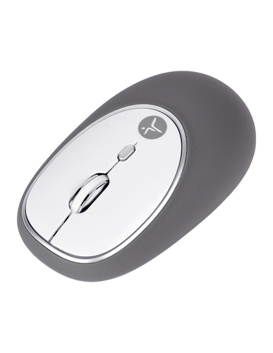 Miniatura 5 de Mouse TechZone Jelly-Mate Grey Óptico, 3 Botones, 1200 DPI, RF inalámbrico, 10 m, Gris