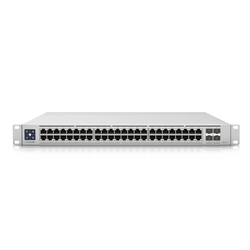 Miniatura 4 de Switch Ubiquiti UniFi USW-ENTERPRISE-48-POE Gestionado, L3, RJ-45 48, 2.5G Ethernet (100/1000/2500), Blanco