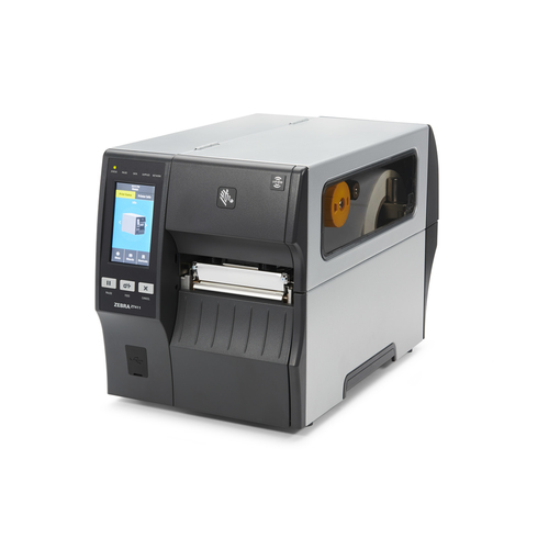 Impresora de recibo Zebra ZT411 Transferencia térmica, Impresora de TPV, Inalámbrico y alámbrico, USB, RS-232, Negro, Gris