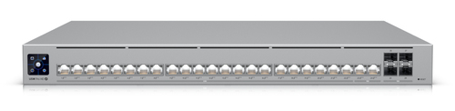 Switch Ubiquiti UniFi Pro HD 24 PoE Gestionado, L2/L3, RJ-45 22, 2.5G Ethernet (100/1000/2500), 1U, Gris