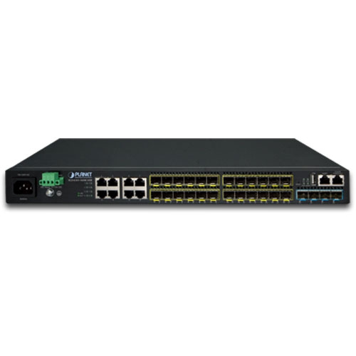 Miniatura 4 de Switch PLANET SGS-6341-16S8C4XR Gestionado, L3, RJ-45 8, Gigabit Ethernet (10/100/1000), 1U, Negro