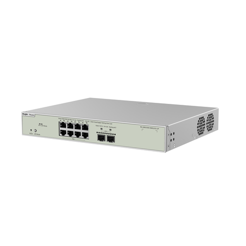 Miniatura 4 de Switch Ruijie Networks RG-NBS5300-8MG2XS-UP Gestionado, L3, RJ-45 8, Gigabit Ethernet (10/100/1000), Gris