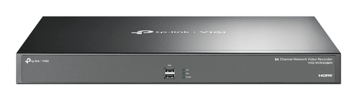 NVR TP-Link VIGI VIGI NVR4064H 64 canales, 720p, 1080p, HDD Max. 64 TB, Negro