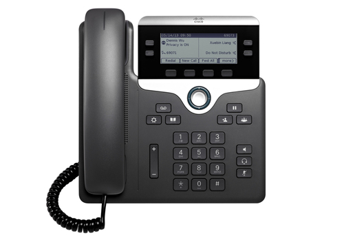 Miniatura 3 de Teléfono Ip Cisco 7841 Terminal con conexión por cable, PoE, 4 líneas, Negro, Plata