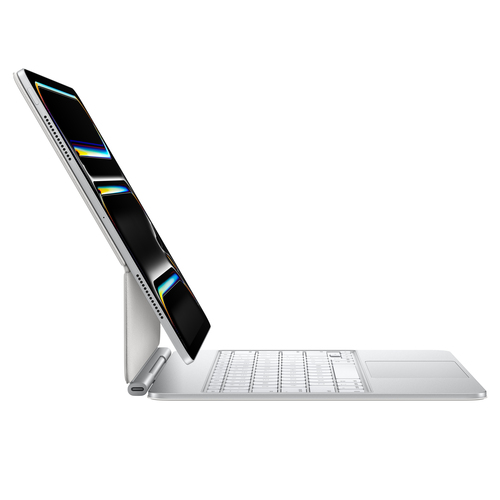 Miniatura 5 de Teclado Inalámbrico Apple Magic Keyboard para el iPad Pro de 13 pulgadas (M4) - Español (América Latina) - Blanco, QWERTY, Español, Trackpad, Interruptor de llave de tijera, 1 mm, Apple