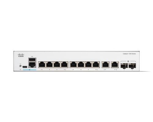 Miniatura 2 de Switch Cisco Catalyst Catalyst 1300 Gestionado, L2, RJ-45 8, Gigabit Ethernet (10/100/1000), Gris