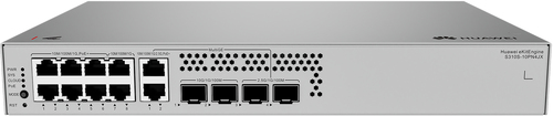 Miniatura 4 de Switch HUAWEI eKit S310S Series S310S-10PN4JX Gestionado, L2+, RJ-45 10, Gigabit Ethernet (10/100/1000), (PoE +) 8, 1U, Gris