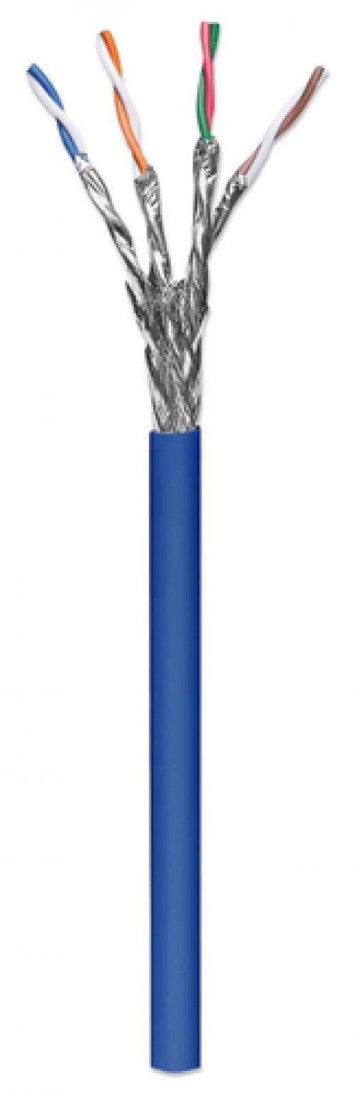 Bobina Intellinet Cat6a, 305 m, F/UTP (FTP), Azul