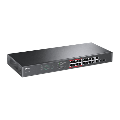 Miniatura 3 de Switch TP-Link TL-SL1218MP No administrado, RJ-45 16, Fast Ethernet (10/100), (PoE +) 16, Negro