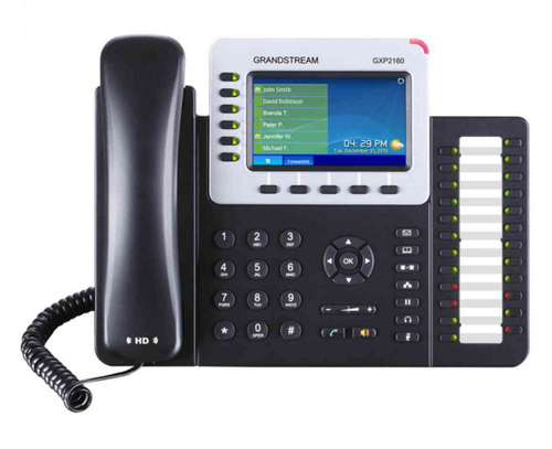 Miniatura 2 de Teléfono Ip Grandstream Networks GXP2160 Terminal con conexión por cable, PoE, 6 líneas