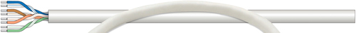 Miniatura 5 de Bobina Intellinet Cat5e, 305 m, U/UTP (UTP), Gris