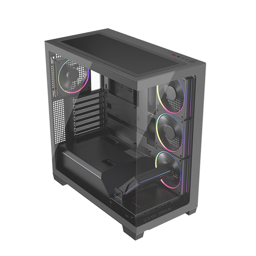 Miniatura 5 de Gabinete Balam Rush Tank Polar 7900 Midi Tower, PSU No, Vent. 1x 120 mm, Negro