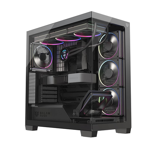 Miniatura 4 de Gabinete Balam Rush Tank Polar 7900 Midi Tower, PSU No, Vent. 1x 120 mm, Negro
