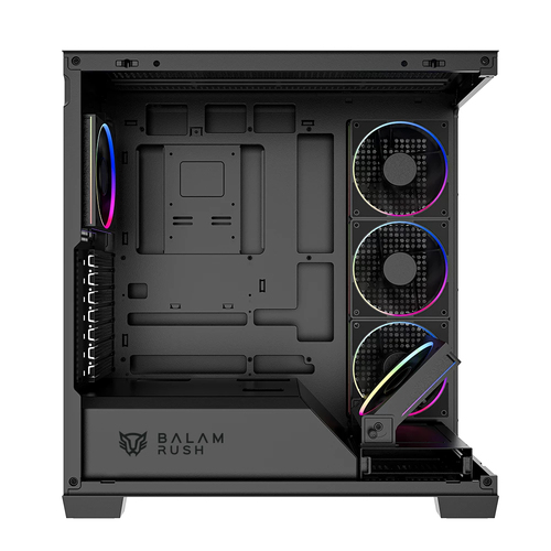 Miniatura 3 de Gabinete Balam Rush Tank Polar 7900 Midi Tower, PSU No, Vent. 1x 120 mm, Negro