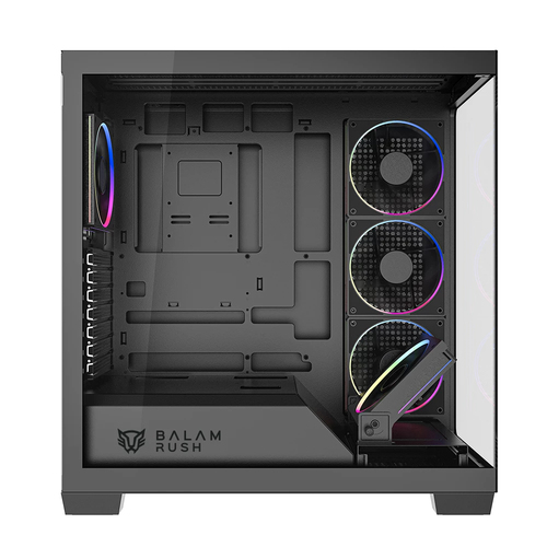 Miniatura 2 de Gabinete Balam Rush Tank Polar 7900 Midi Tower, PSU No, Vent. 1x 120 mm, Negro
