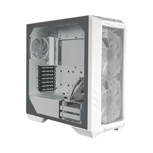 Miniatura 4 de Gabinete Cooler Master HAF 500 Midi Tower, PSU No, Vent. 2x 200 mm, Vent. 1x 120 mm, Blanco