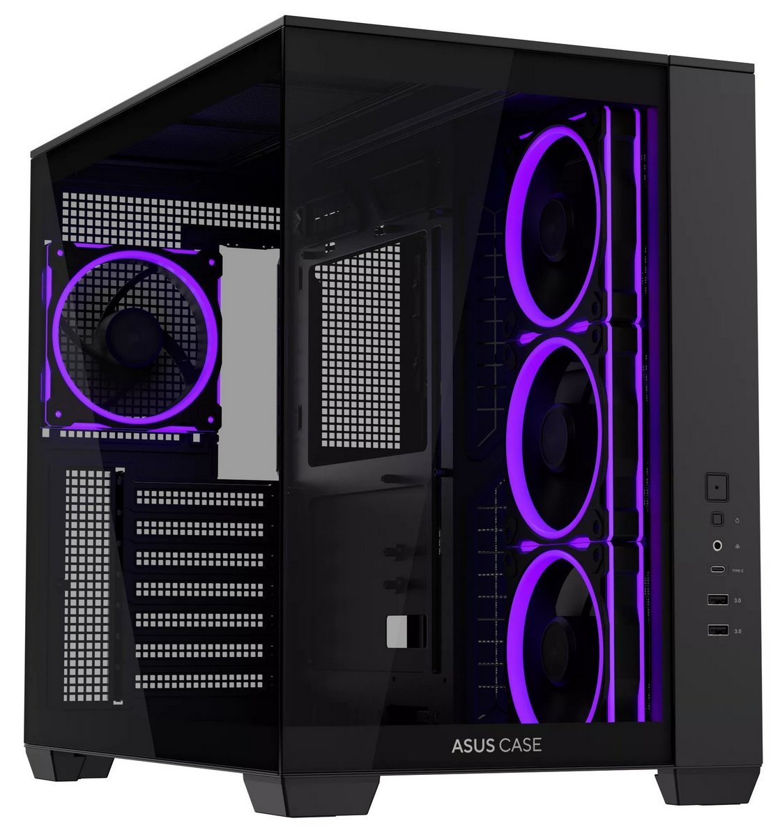 Miniatura 4 de Gabinete Asus A32 PLUS TG ARGB, Mid-Tower, ATX/Micro-ATX/Mini-ITX, Negro