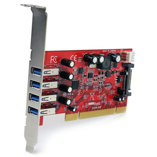 Miniatura 5 de Tarjeta StarTech.com PCI, USB 3.2 Gen 1 (3.1 Gen 1), Rojo