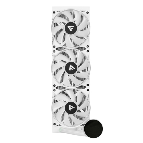 Miniatura 3 de ENFRIAMIENTO LIQUIDO_ Game Factor LQG700-WH 3 X 12 cm, 2550 RPM, Blanco